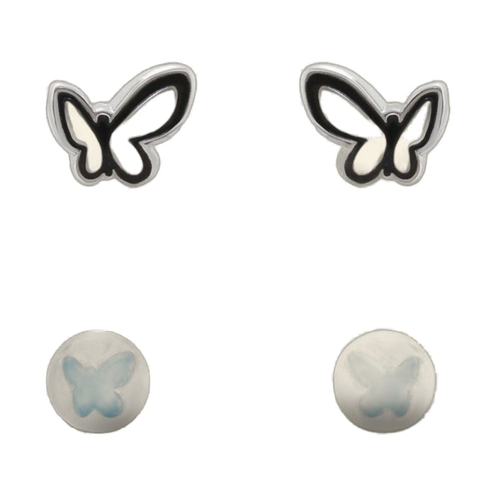 Sydney Leigh Butterfly Earrings Set of 2