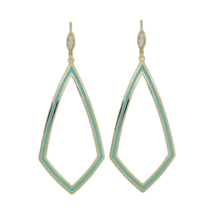 Lux Diamond Dangle Earrings