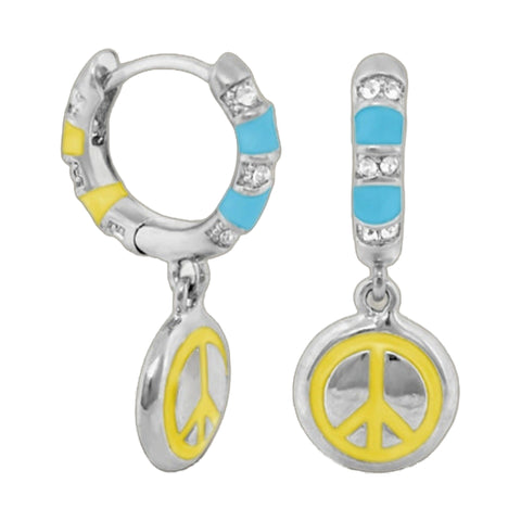 Groovy Kids Peace Sign Earrings