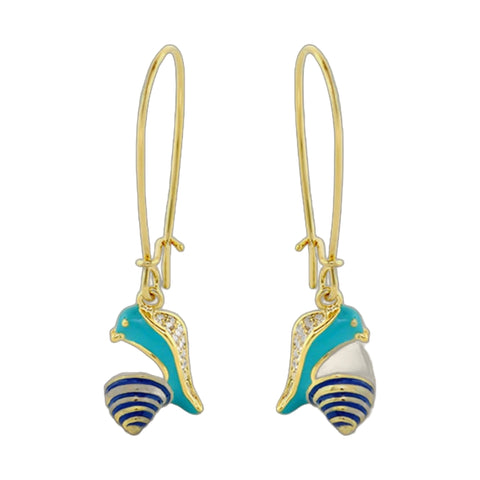 Dream Garden Snail Earrings
