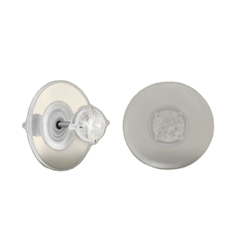 925 Stud Earrings 0.6 Ct