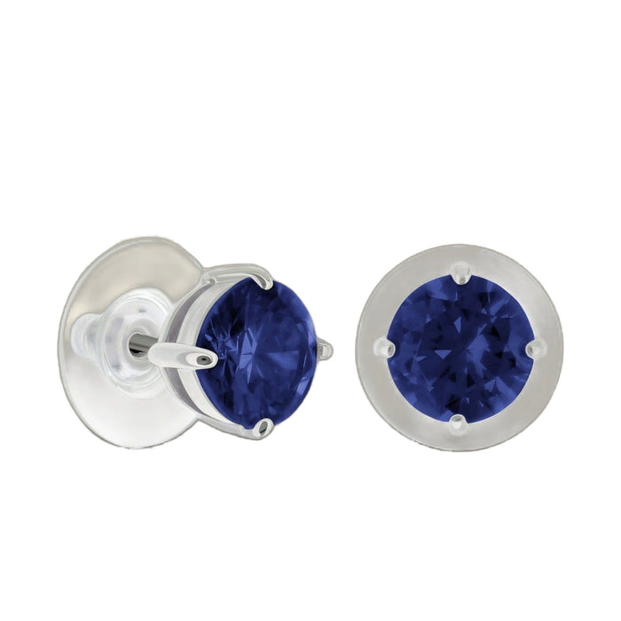 925 Stud Earrings 1.3 Ct