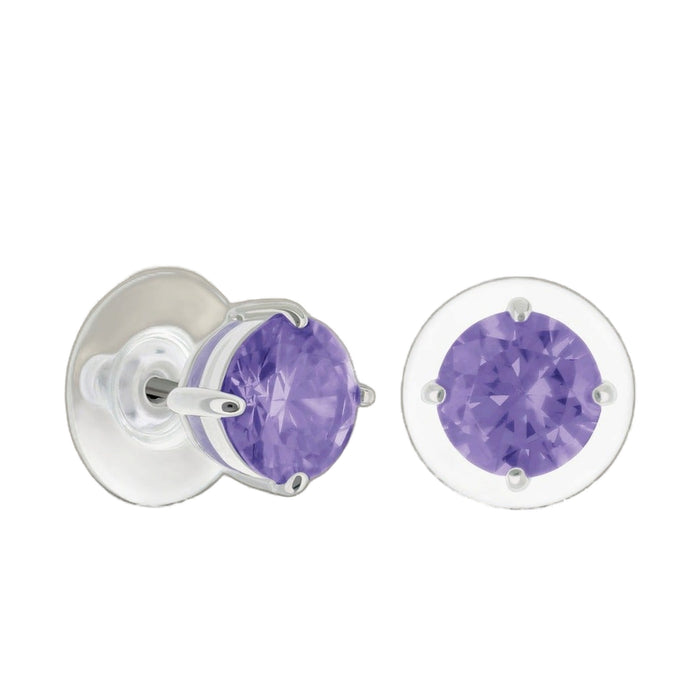 925 Stud Earrings 2 Ct