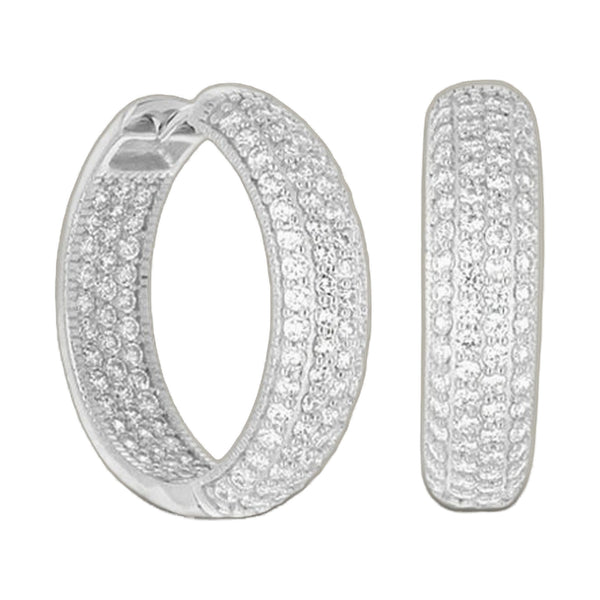 Glamour Pave .925 Earring