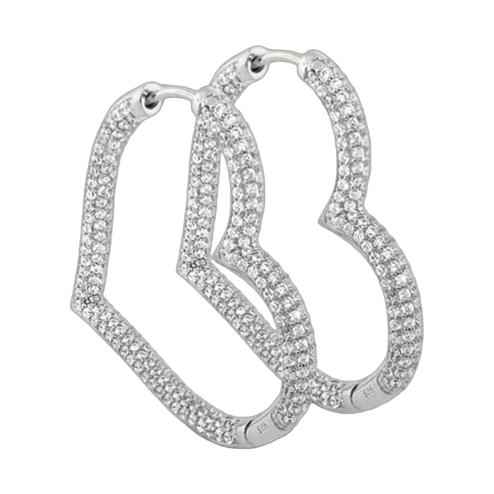 Glamour Pave 925 Earrings
