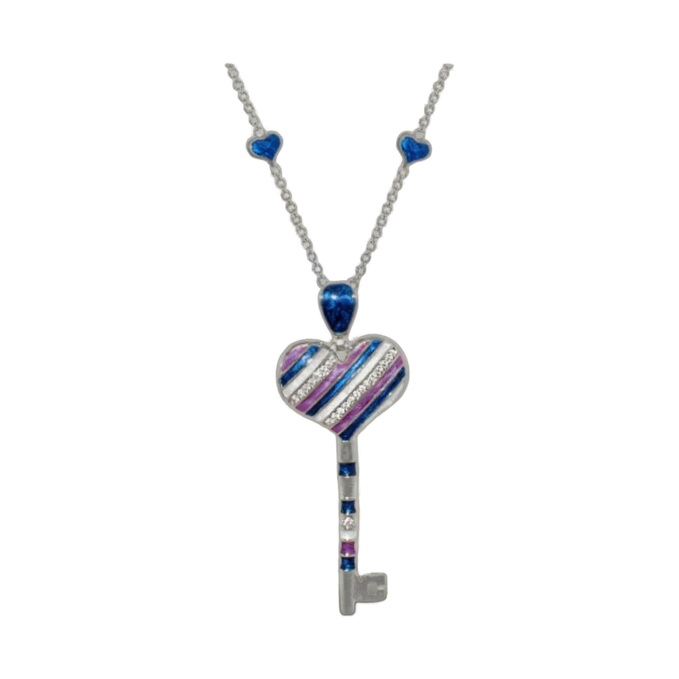 Key heart necklace