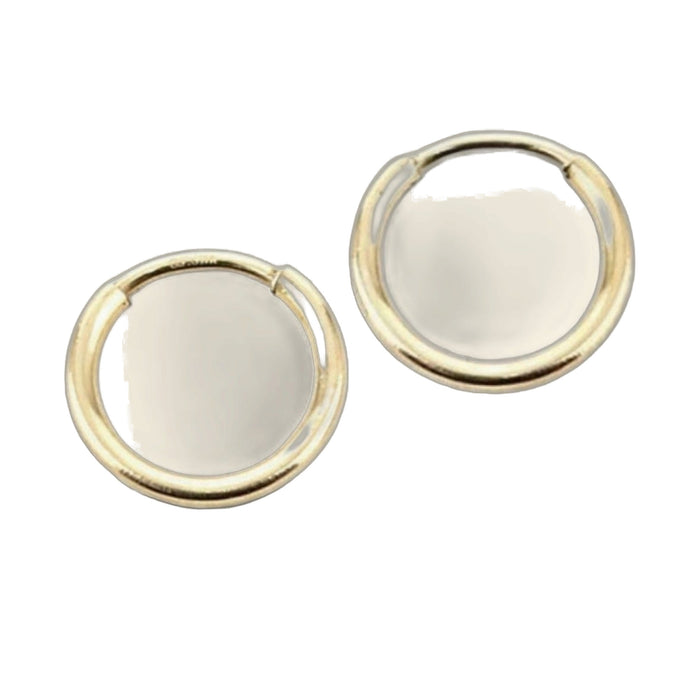 14k Yellow Gold Filled Hoop Earrings 20 Mm