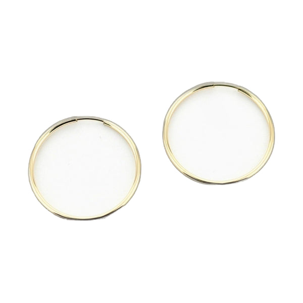 14K Gold Filled 26mm Large Hoop Earrings for Women