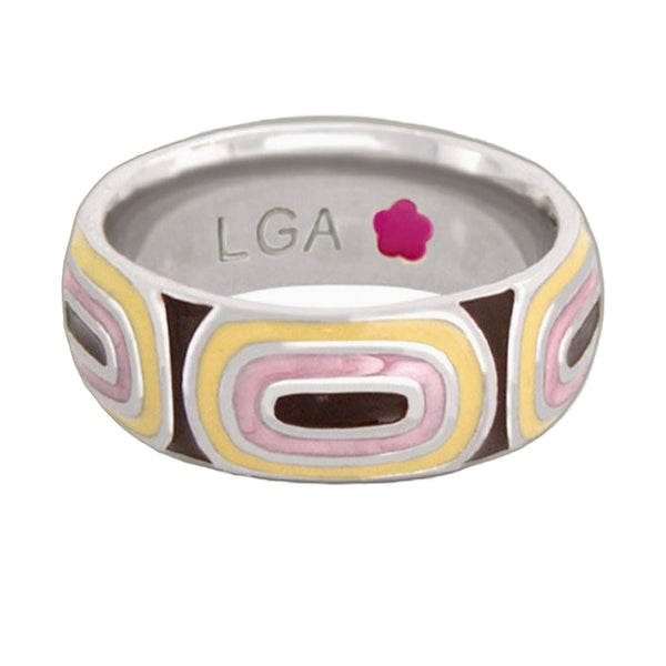 Modern Art Band ring