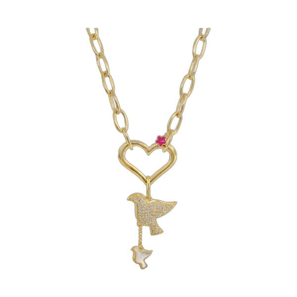 Peace and Dove Necklace