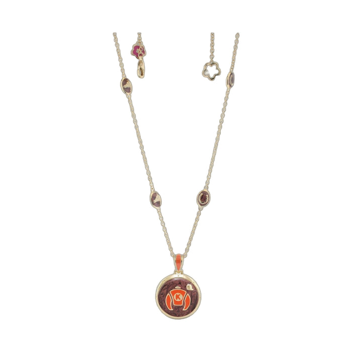 Equestrian Enamel Necklace