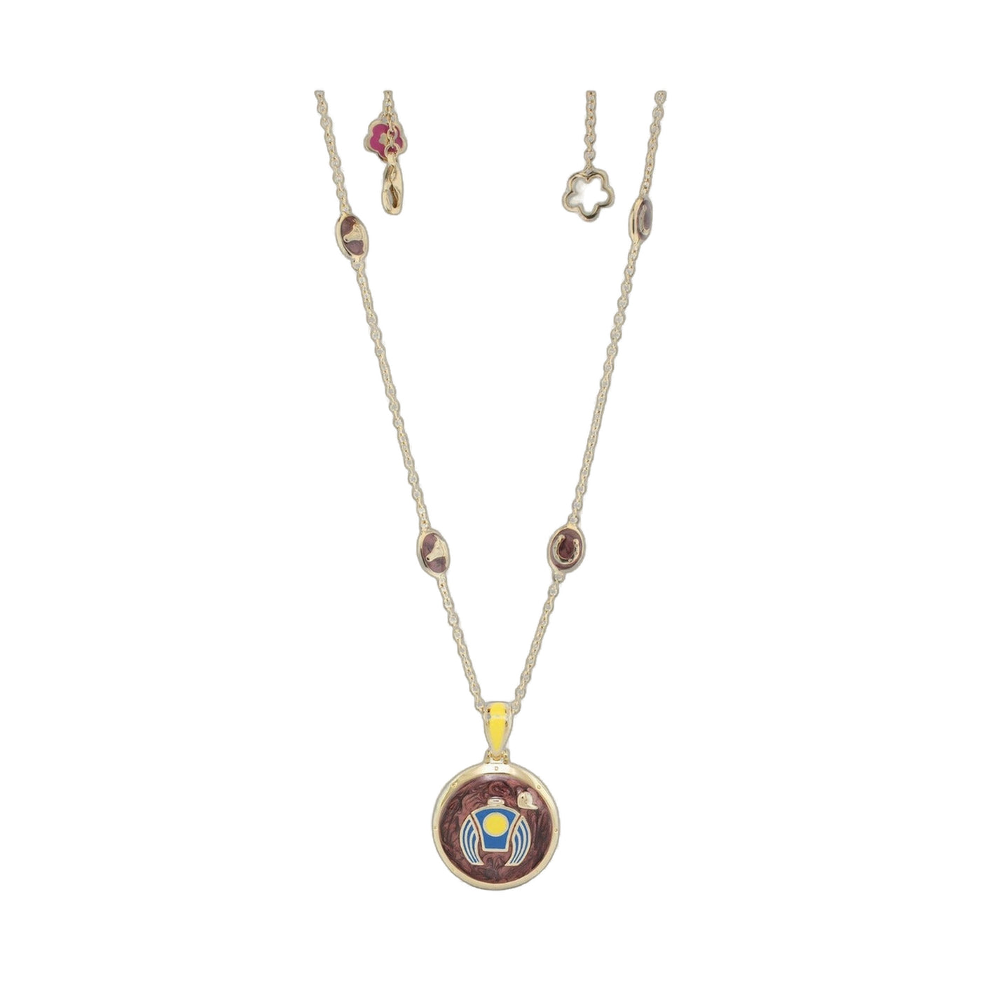 Equestrian Enamel Necklace