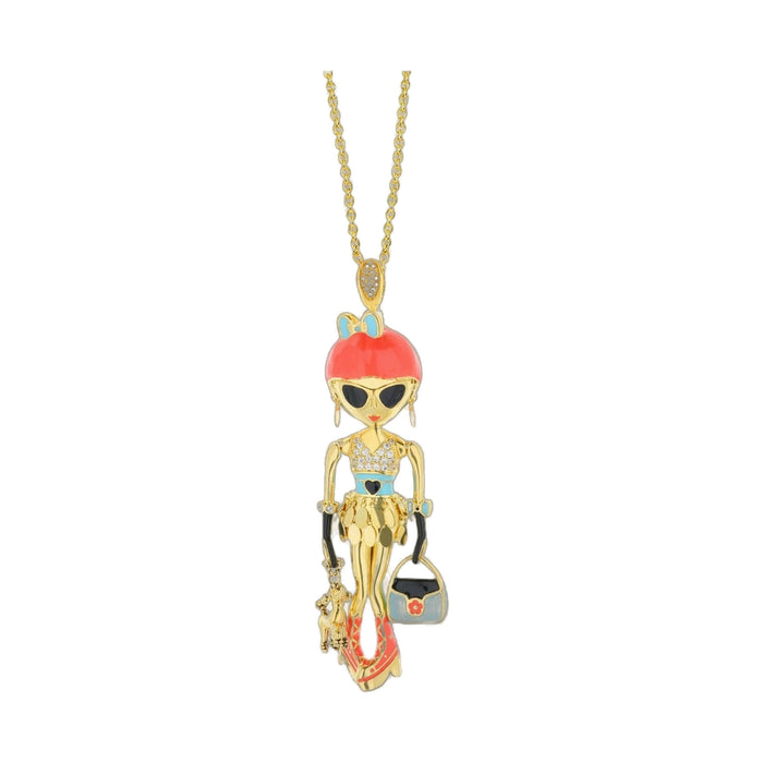 Uptown Girls Pendant Necklace