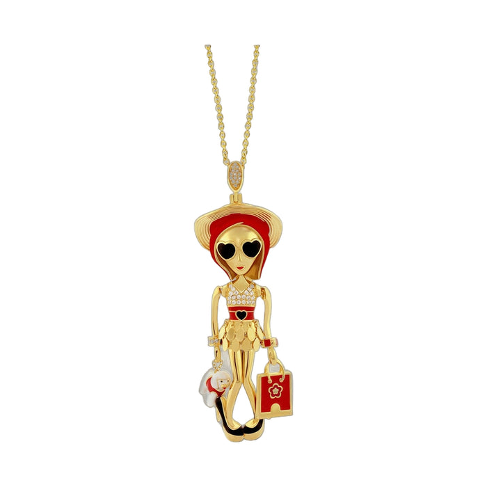 Uptown Girls Pendant Necklace