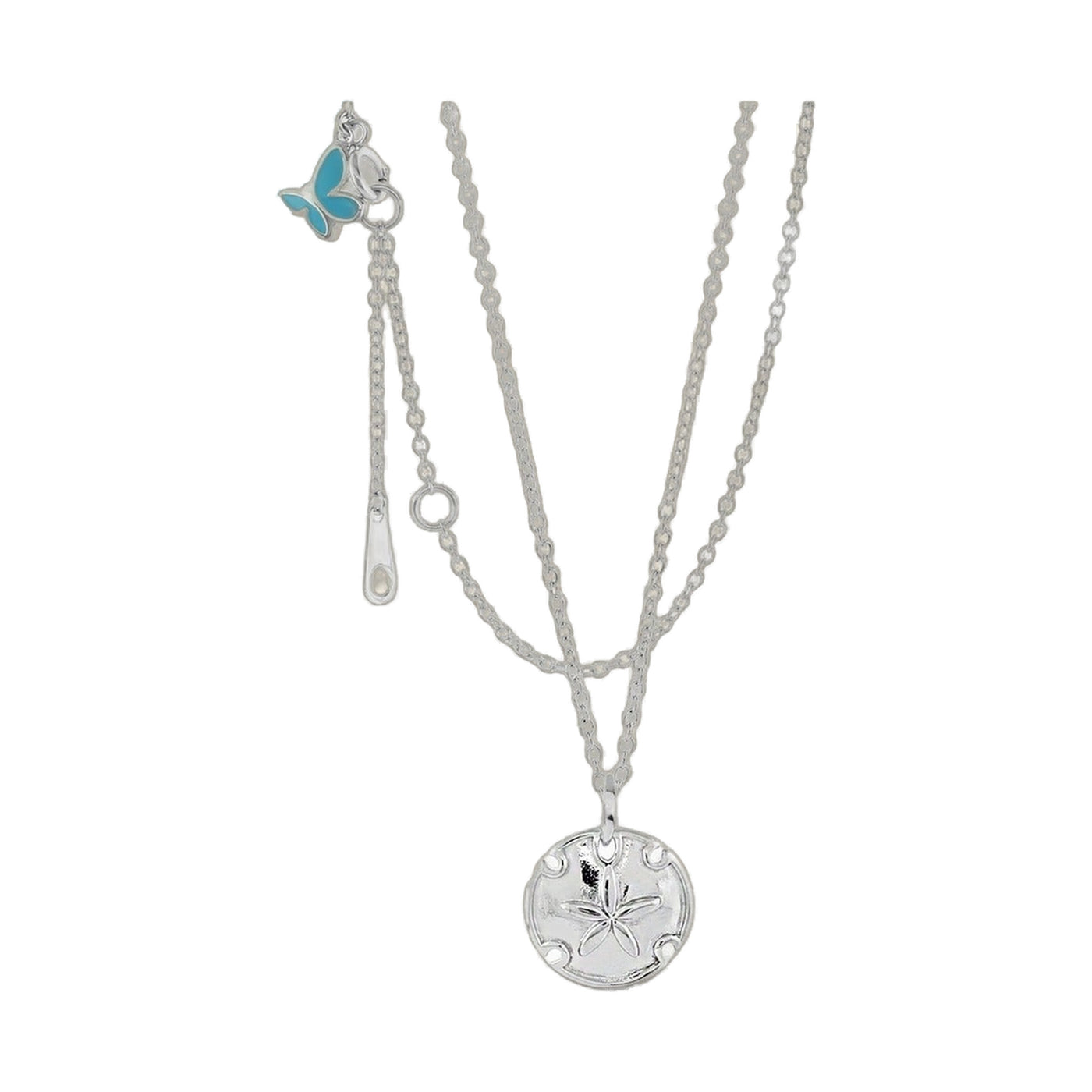 Sydney Leigh Sand Dollar Necklace & Earrings Set