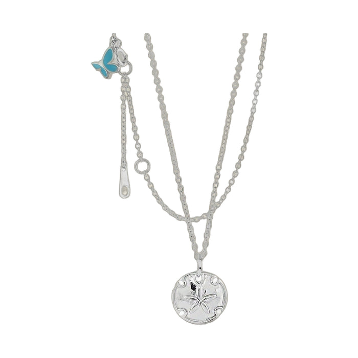 Sydney Leigh Sand Dollar Necklace & Earrings Set