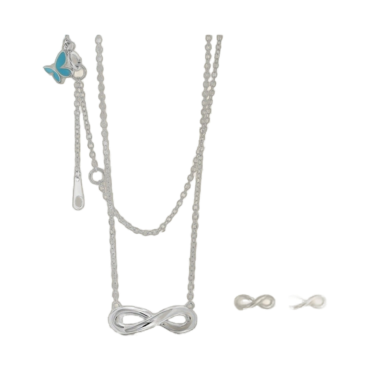 Sydney Leigh Infinity Necklace & Earrings Set