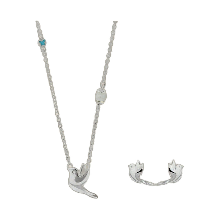 Sydney Leigh Dove Necklace & Earrings Set