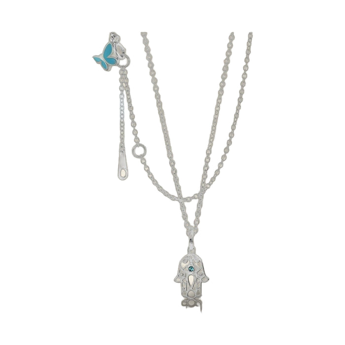 Sydney Leigh Hamsa Necklace & Earrings Set