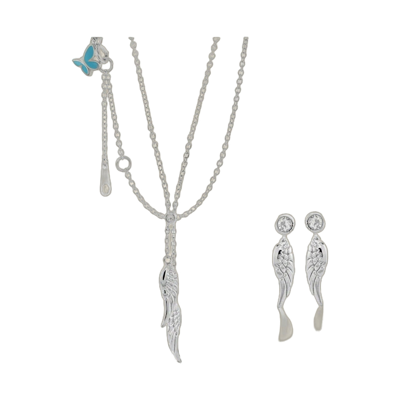 Sydney Leigh Wings Necklace & Earrings Set