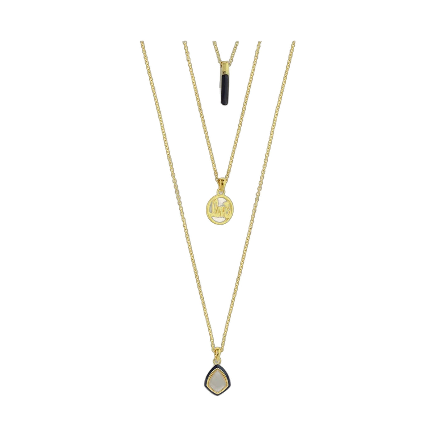 Delicato Triple Chain Necklace