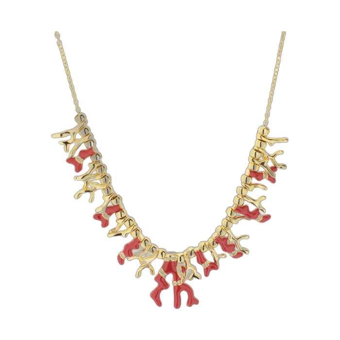 Pretty Little Things Coral Necklace