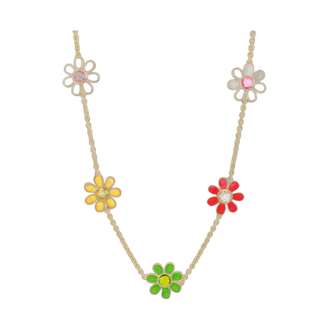 Daisy Bouquet Flower Necklace