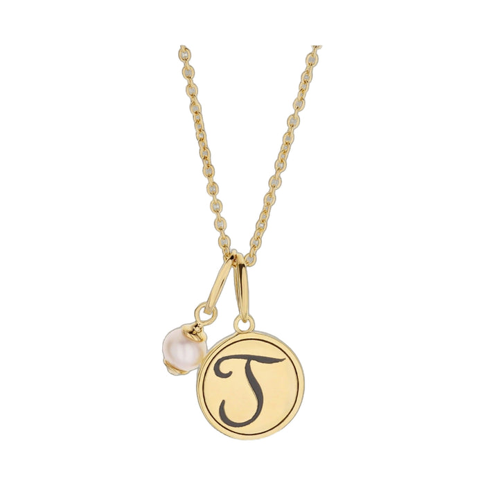 Initial T Necklace