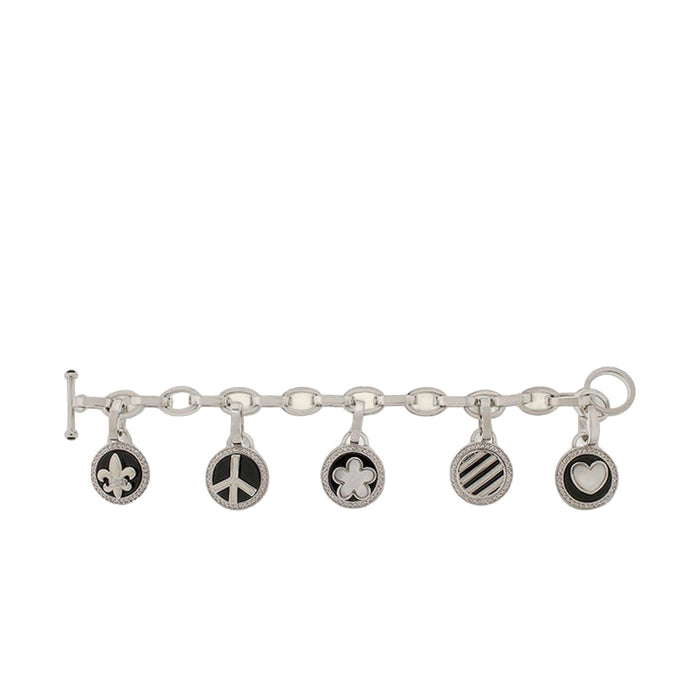 Peace and Love Charm Bracelet