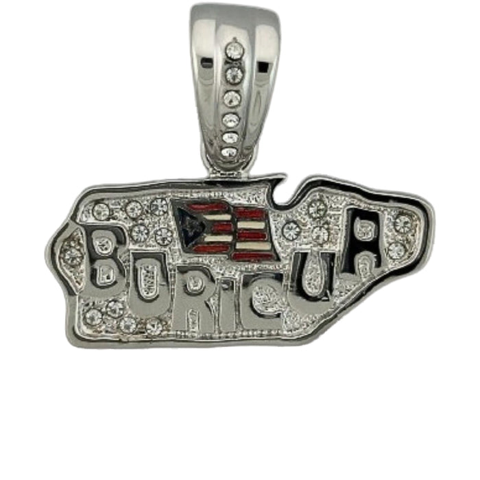 Puerto Rico Boricua Charm Pendant