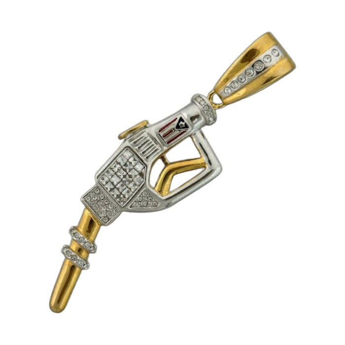 Puerto Rico Gas Pump Charm Pendant