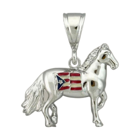 Puerto Rico Horse Charm Pendant