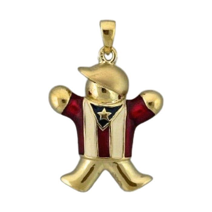 Puerto Rico Big Boy Charm Pendant