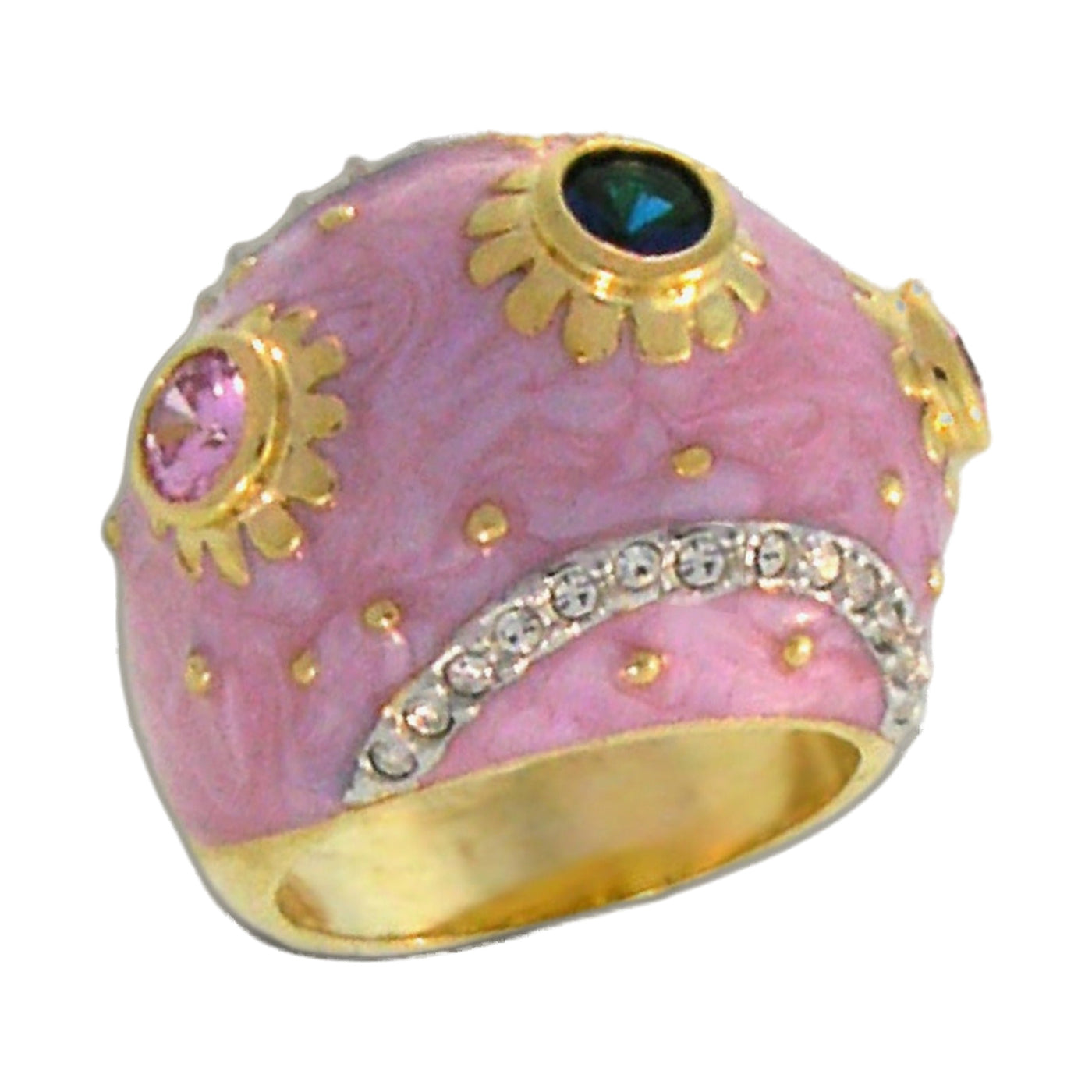 Poppy Love Cocktail Ring