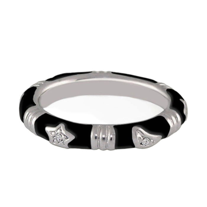 Stars of Night Stackable Ring