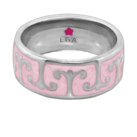 Renaissance Style Ring — Scroll Band