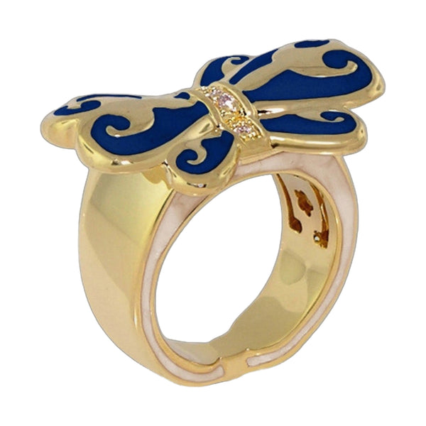 Bows and Hearts Ring