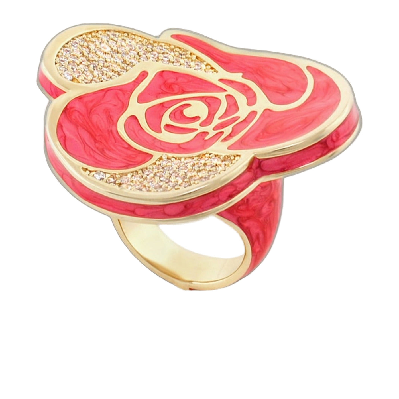 Rose Petal Cocktail Ring