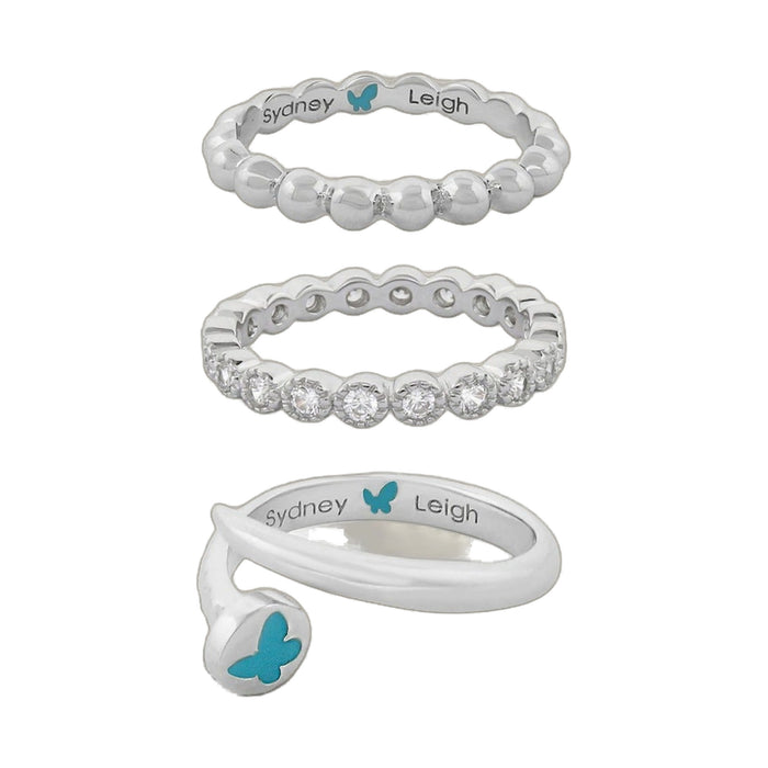 Sydney Leigh Nail Rings Set of 3