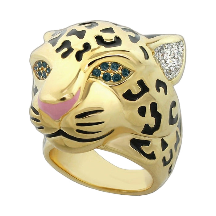 Sweet Leopard Cocktail Ring
