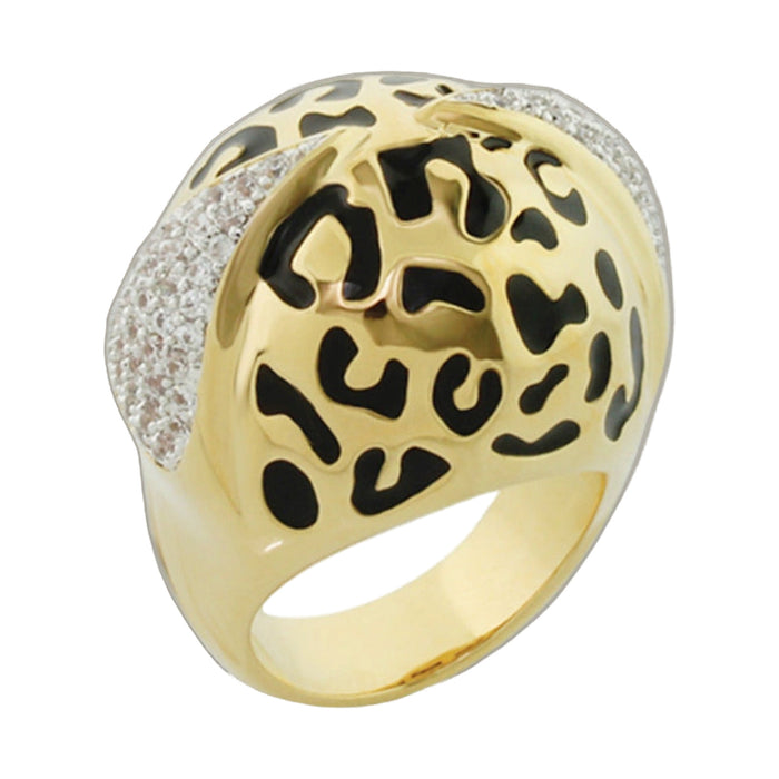 Sweet Leopard Cocktail Ring