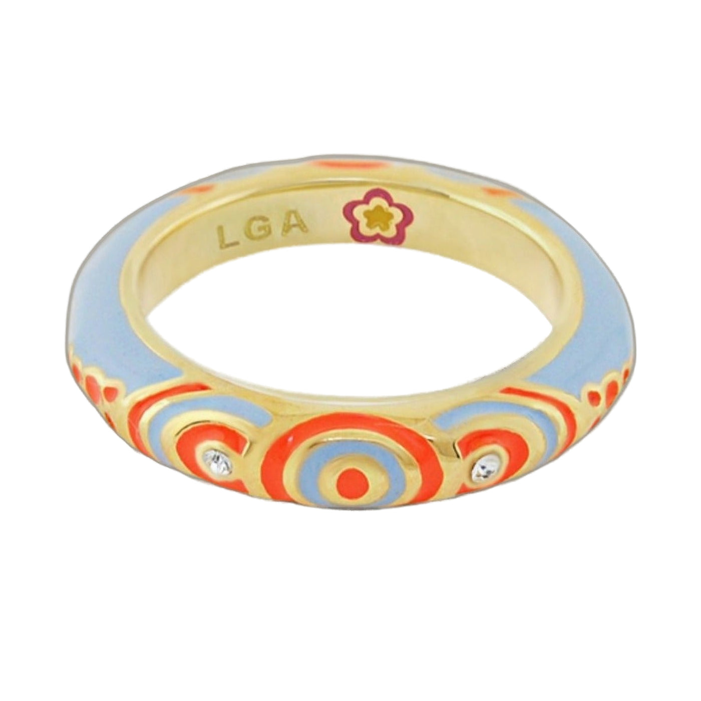 Petit Gateau Stackable Ring — Concentric Circles