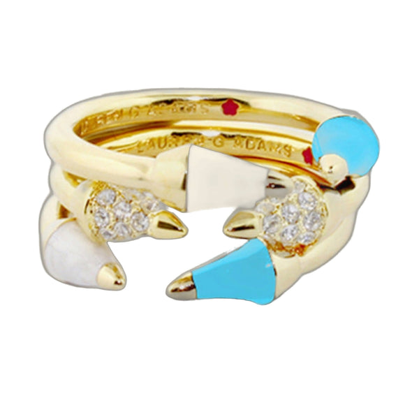 Material Girl Pave Band Set