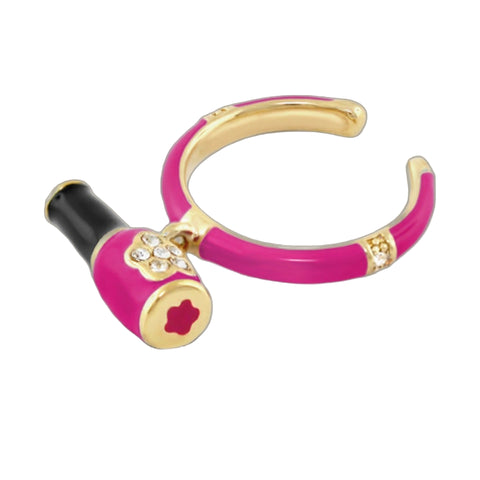 Girl's Bangle With Nail Polish Charm