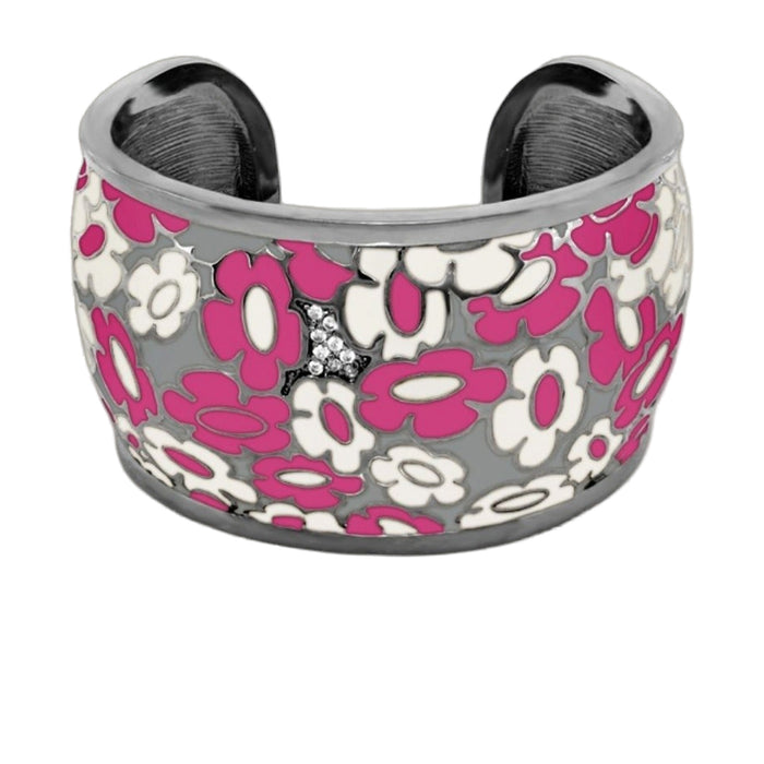 Retro Disks Cuff Bangle