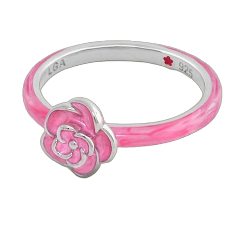 Layers of Love Stackable Ring — Pink Rose