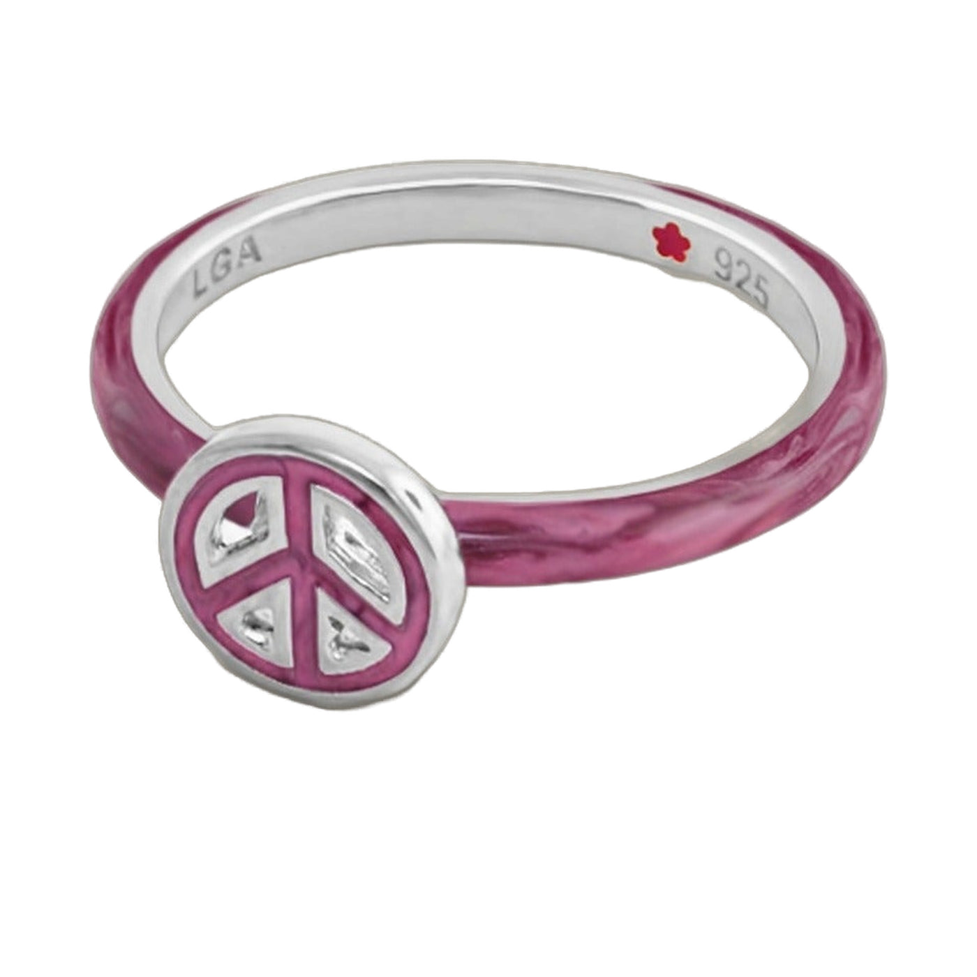Layers of Love Stackable Ring — Peace Sign