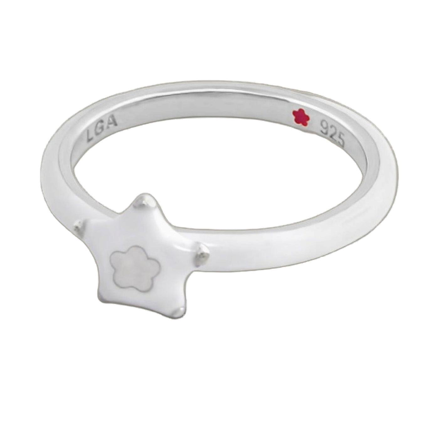 Layers of Love Stackable Ring — White Star