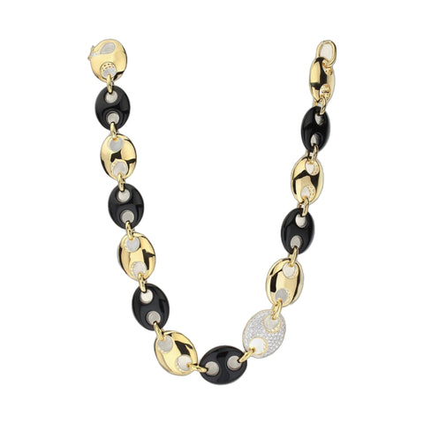 Summer Link Saddle Necklace