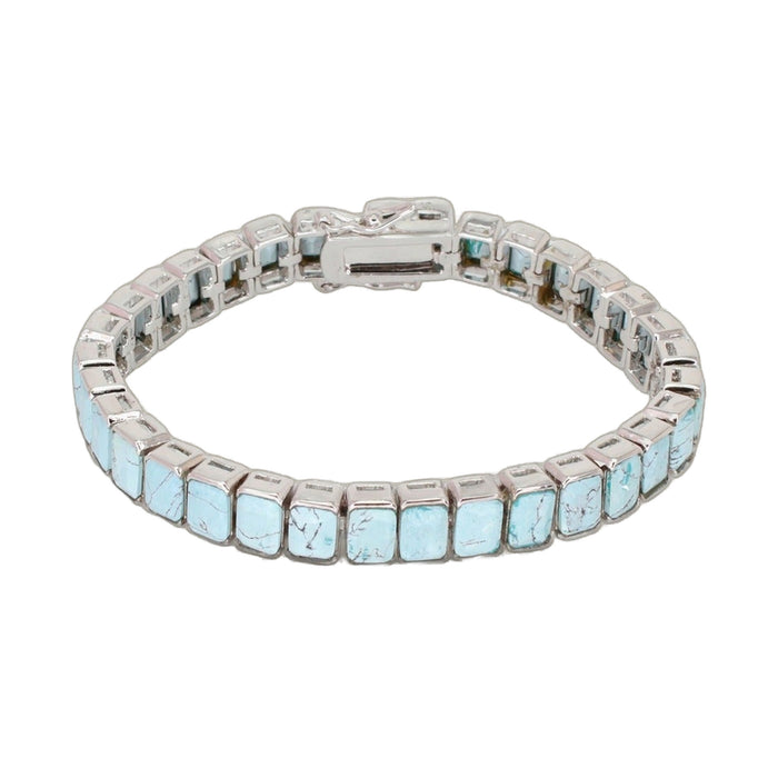 Lga Turquoise Rectangular Bracelet